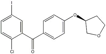 (2-Chloro-5-iodophenyl)[4-[[(3S)-tetrahydro-3-furanyl]oxy]phenyl]methanone