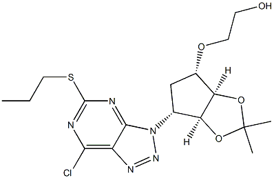 2-[[(3aR,4S,6R,6aS)-6-[7-Chloro-5-(propylthio)-3H-1,2,3-triazolo[4,5-d]pyrimidin-3-yl]tetrahydro-2,2-dimethyl-4H-cyclopenta-1,3-dioxol-4-yl]oxy]-ethanol