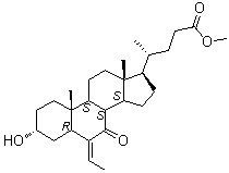 (E/Z)-3α-hydroxy-6-ethylidene-7-keto-5β-cholan-24-oic acid Methyl ester