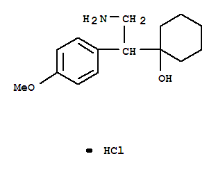 Cyclohexanol,1-[2-amino-1-(4-methoxyphenyl)ethyl]-, hydrochloride (1:1)