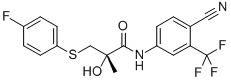 N-[4-Cyano-3-(trifluoromethyl)phenyl]-3-[(4-fluorophenyl)thio]-2-hydroxy-2-methylpropionamide