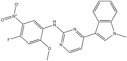 N-(4-fluoro-2-Methoxy-5-nitrophenyl)-4-(1-Methylindol-3-yl)pyriMidin-2-aMine