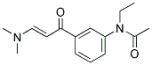 N-Ethyl-N-3-((3-dimethylamino-1-oxo-2-propenyl)phenyl)acetamide