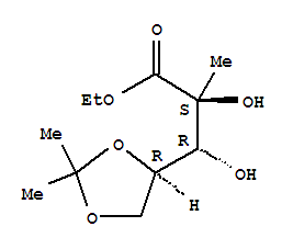 D-Arabinonic acid,2-C-methyl-4,5-O-(1-methylethylidene)-, ethyl ester