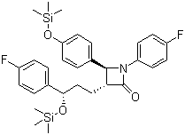 (3R,4S)-1-(4-Fluorophenyl)-3-((S)-3-(4-fluorophenyl-3-(trimethylsilyloxy)propyl)-4-(4-(trimethylsilyloxy)phenyl)azetidin-2-one