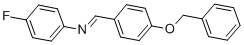 Benzenamine,4-fluoro-N-[[4-(phenylmethoxy)phenyl]methylene]