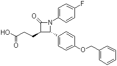 (3R,4S)-1-(4-Fluorophenyl)-2-oxo-4-[4-(benzyloxy)phenyl]-3-azetidinepropanoic acid