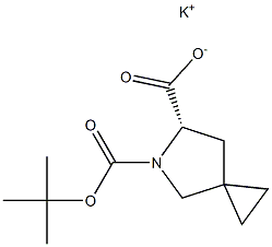 (6S)-5-Azaspiro[2.4]heptane-5,6-dicarboxylic acid 5-(1,1-dimethylethyl) ester potassium salt (1:1)
