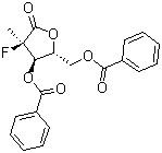 2-Deoxy-2-fluoro-2-methyl-D-erythropentenoic acid-r-lactone,3,5-dibenzoate