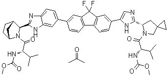 Ledipasvir (acetone)