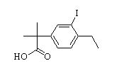 2-(4-ethyl-3-iodophenyl)-2-Methylpropanoic acid