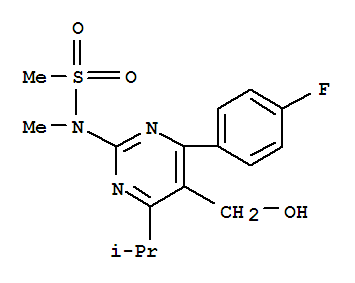 4-(4-Fluorophenyl)-6-isopropyl-2-[(N-methyl-n-methylsulfonyl)amino]pyrimidine-5-yl-methanol