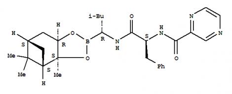 2-Pyrazinecarboxamide,N-[(1S)-2-[[(1R)-1-[(3aS,4S,6S,7aR)-hexahydro-3a,5,5-trimethyl-4,6-methano-1,3,2-benzodioxaborol-2-yl]-3-methylbutyl]amino]-2-oxo-1-(phenylmethyl)ethyl]