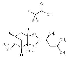 (aR,3aS,4S,6S,7aR)-Hexahydro-3a,8,8-trimethyl-alpha-(2-methylpropyl)-4,6-methano-1,3,2-benzodioxaborole-2-methanamine 2,2,2-trifluoroacetate