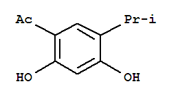 Ethanone,1-[2,4-dihydroxy-5-(1-methylethyl)phenyl]