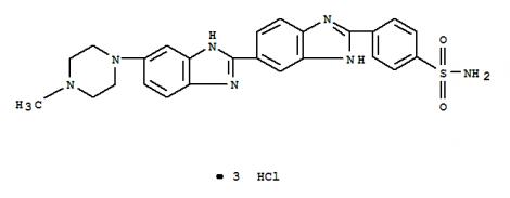 Benzenesulfonamide,4-[5-(4-methyl-1-piperazinyl)[2,5-bi-1H-benzimidazol]-2-yl]-, hydrochloride(1:3)