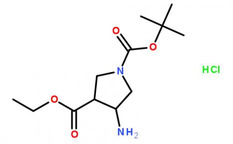 (3S,4R)-1-tert-Butyl 3-ethyl 4-aminopyrrolidine-1,3-dicarboxylate hydrochloride
