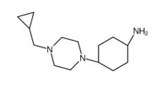 4-[4-(cyclopropylmethyl)piperazin-1-yl]cyclohexanamine