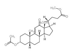 3α-Acetyloxy-12-oxo-5β-chol-9(11)-en-24-oic acid methyl ester