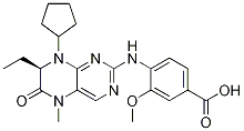 (R)-4-(8-cyclopentyl-7-ethyl-5-Methyl-6-oxo-5,6,7,8-tetrahydropteridin-2-ylaMino)-3-Methoxybenzoic acid