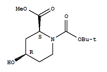 1,2-Piperidinedicarboxylicacid, 4-hydroxy-, 1-(1,1-dimethylethyl) 2-methyl ester, (2S,4R)