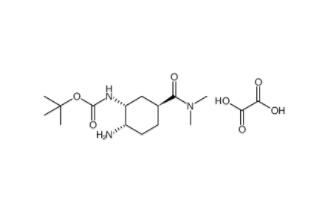 tert-Butyl [(1R,2S,5S)-2-amino-5-[(dimethylamino)carbonyl]cyclohexyl]carbamate oxalate  1210348-34-7