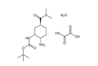 tert-butyl {(1R,2S,5S)-2-amino-5-[(dimethylamino)carbonyl]cyclohexyl}carbamate monooxalate monohydrate  1353893-22-7