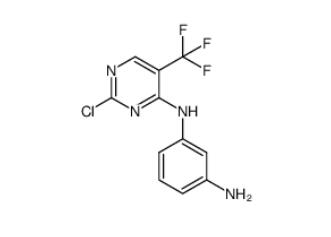 N1-(2-chloro-5-(trifluoromethyl)pyrimidin-4-yl)benzene-1,3-diamine  1374507-24-0