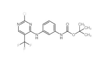 N-[3-[[2-Chloro-5-(trifluoromethyl)-4-pyrimidinyl]amino]phenyl]carbamic acid 1,1-dimethylethyl ester  1374507-23-9