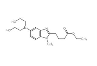 [1-Methyl-5-bis(2-hydroxyethyl)aminobenzimidazolyl-2]butanoic Acid Ethyl Ester  3543-74-6