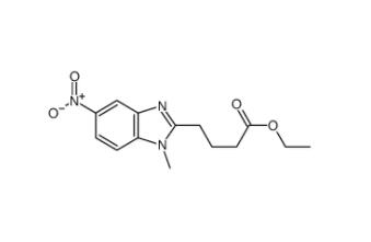 ethyl 4-(1-methyl-5-nitrobenzimidazol-2-yl)butanoate  3543-72-4