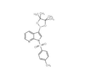 1-(4-methylphenyl)sulfonyl-3-(4,4,5,5-tetramethyl-1,3,2-dioxaborolan-2-yl)pyrrolo[2,3-b]pyridine  866545-91-7