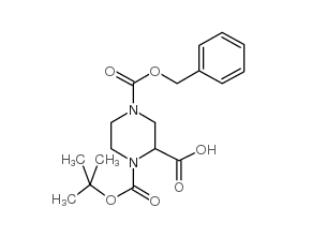 N-1-Boc-N-4-Cbz-2-Piperazine Carboxylic Acid  149057-19-2
