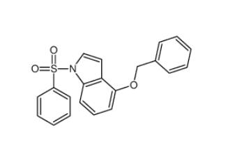 1-(benzenesulfonyl)-4-phenylmethoxyindole  79315-62-1