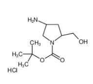 (2S,4S)-tert-Butyl 4-amino-2-(hydroxymethyl)pyrrolidine-1-carboxylate hydrochloride  1217803-39-8