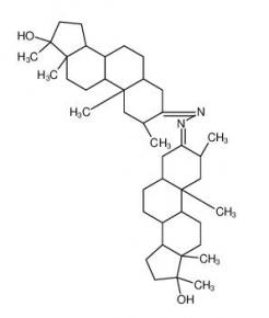 (2R,3Z,5S,8R,9S,10S,13S,14S,17S)-3-[(Z)-[(2R,5S,8R,9S,10S,13S,14S ,17S)-17-hydroxy-2,10,13,17-tetramethyl-2,4,5,6,7,8,9,11,12,14,15 ,16-dodecahydro-1H-cyclopenta[a]phenanthren-3-ylidene]hydrazono]- 2,10,13,17-tetramethyl-2,4,5,6,7,8,9,11  3625-07-8