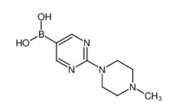 [2-(4-methylpiperazin-1-yl)pyrimidin-5-yl]boronic acid  1256355-29-9
