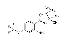2-(4,4,5,5-Tetramethyl-1,3,2-dioxaborolan-2-yl)-5-(trifluoromethoxy)aniline  1256359-27-9
