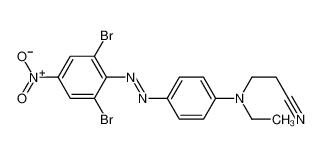3-[[4-[(2,6-dibromo-4-nitrophenyl)azo]phenyl]ethylamino]propiononitrile  55281-26-0