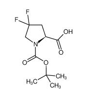 (2S)-4,4-difluoro-1-[(2-methylpropan-2-yl)oxycarbonyl]pyrrolidine-2-carboxylic acid  203866-15-3